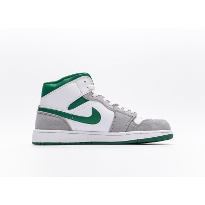 Nike Jordan Joe 1 Air Mid AJ1 white gray green men's and women's shoes retro mid-top basketball shoes couple shoes DC7294-103